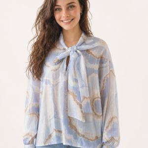 Camicia Fantasia con Fiocco