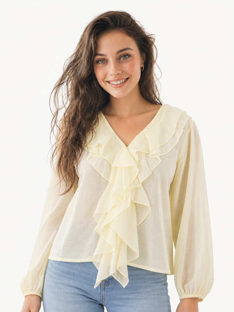 Camicia con Volant