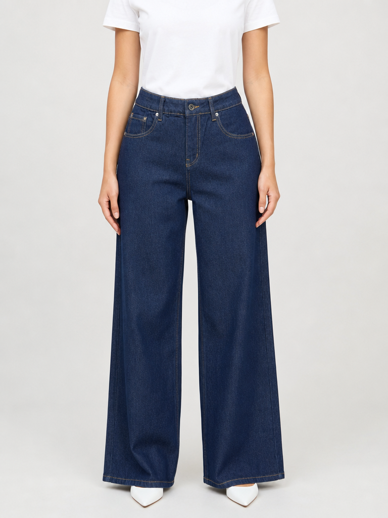 Jeans Straight Leg Raw Indigo