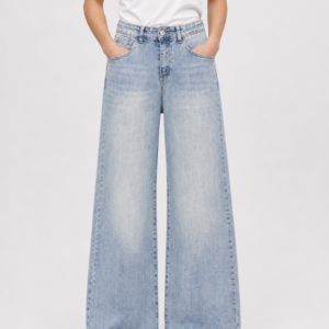 Jeans Wide Leg Heritage Light Denim