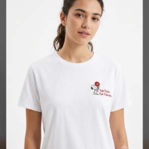 T-shirt bianca Snoopy